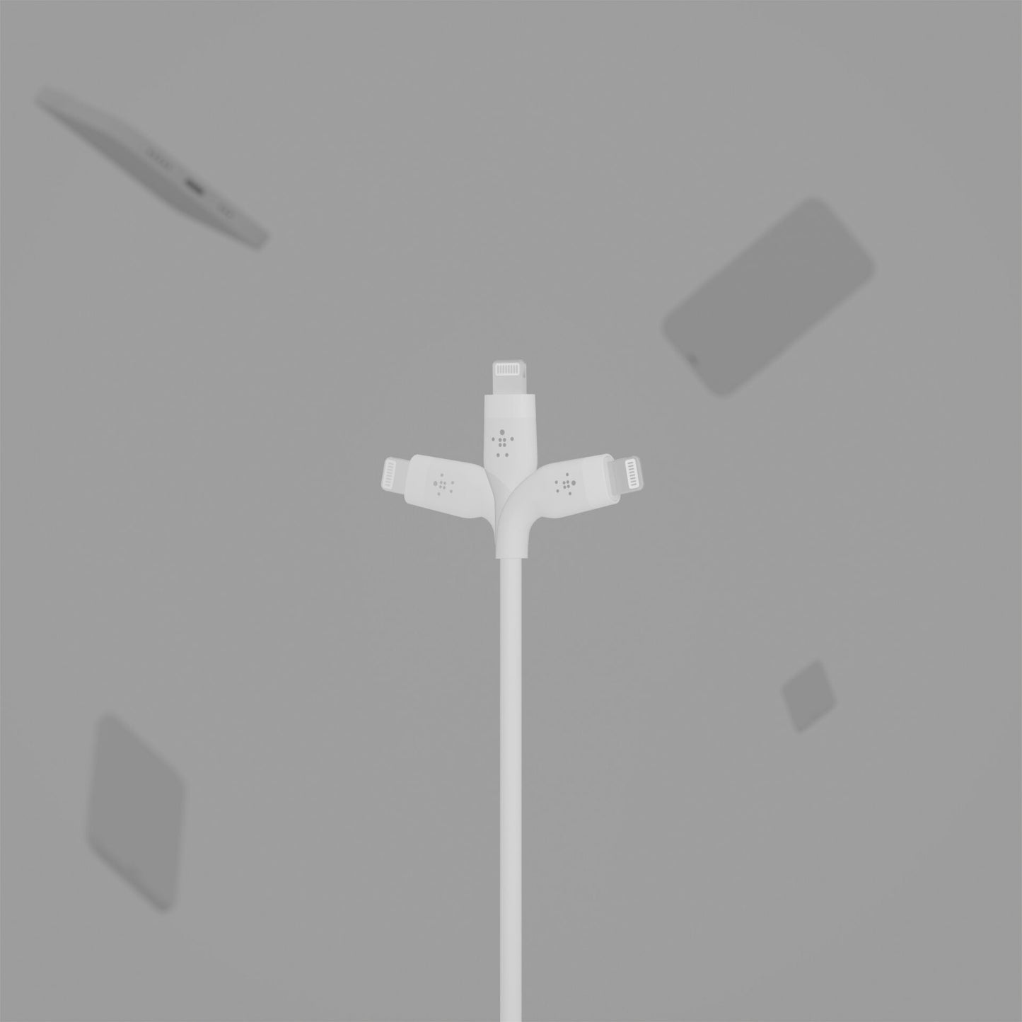 Belkin Flex Lightning/USB-C 15W 3m, mfi, 15W, white CAA009bt3MWH