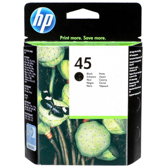 HP 51645 AE ink cartridge black   No. 45