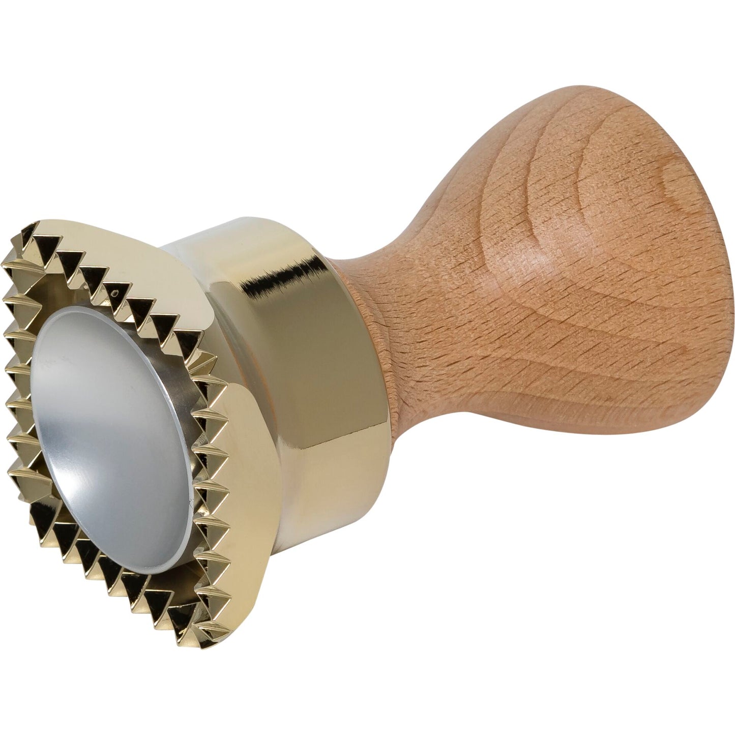 Marcato Ravioli Stamp Square 45x45mm Pale Gold - Beech wood