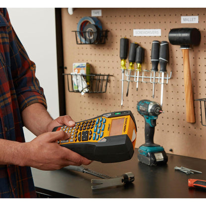 Dymo Rhino 6000+ Vinyl 24 mm x 5,5 m black to yellow