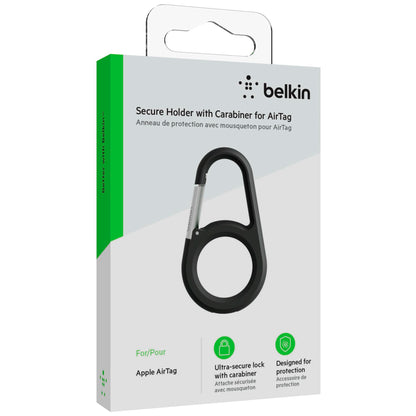 Belkin Secure Holder Karabiner Apple AirTag, black MSC008btBK