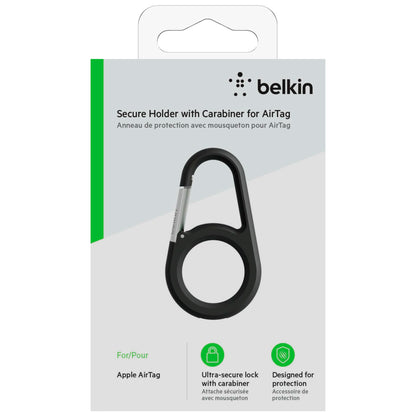 Belkin Secure Holder Karabiner Apple AirTag, black MSC008btBK