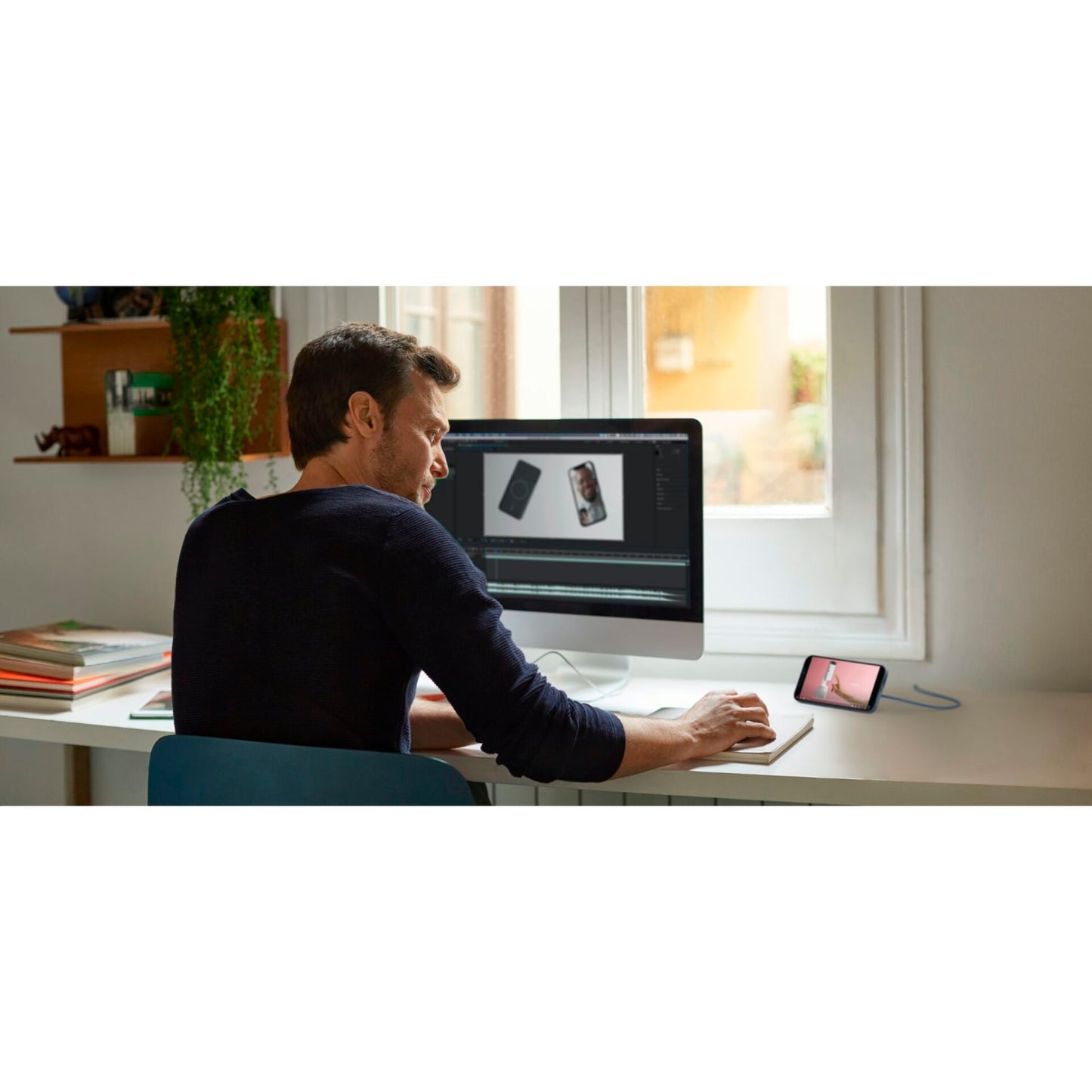 Belkin MagSafe Charge Pad blue iPh.12/13 w/o AC Adpt WIA004btBL