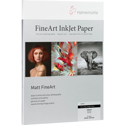 Hahnemühle Photo Rag         A 2 Bright White, 310 g, 25 Sheets