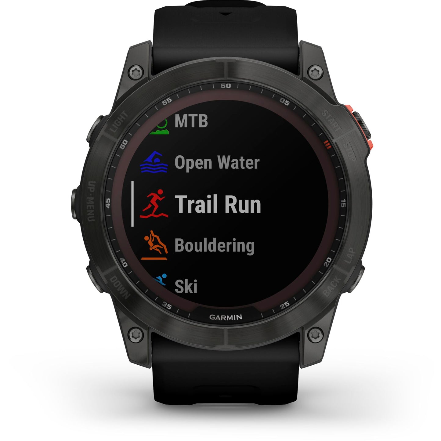 Garmin fenix 7X Solar Slate grey with black band
