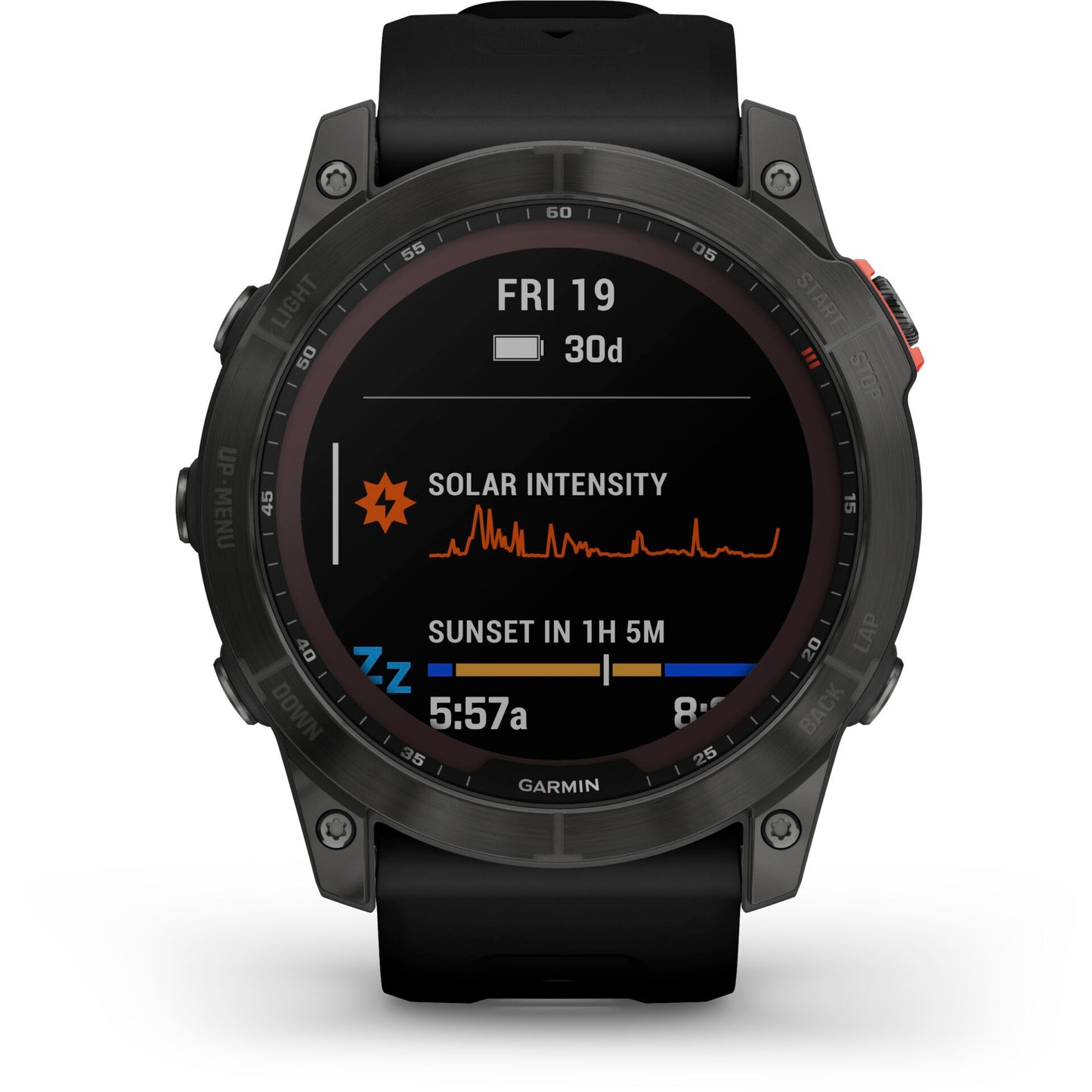 Garmin fenix 7X Solar Slate grey with black band