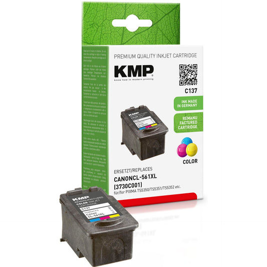 KMP C137 ink cartridge color compatible with Canon CL-561 XL