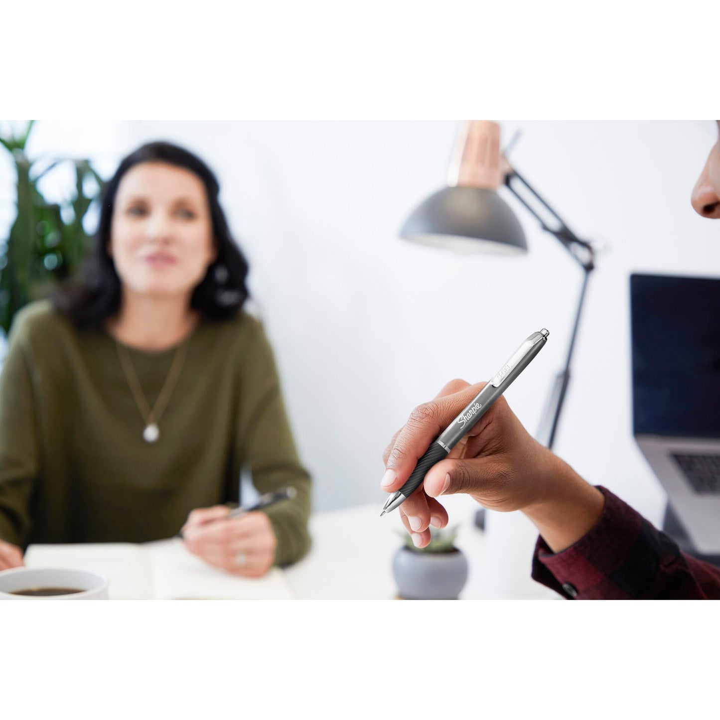 2x1 Sharpie S-Gel Metal Steel Grey + Rosegold 0,7 mm + 2 Minen