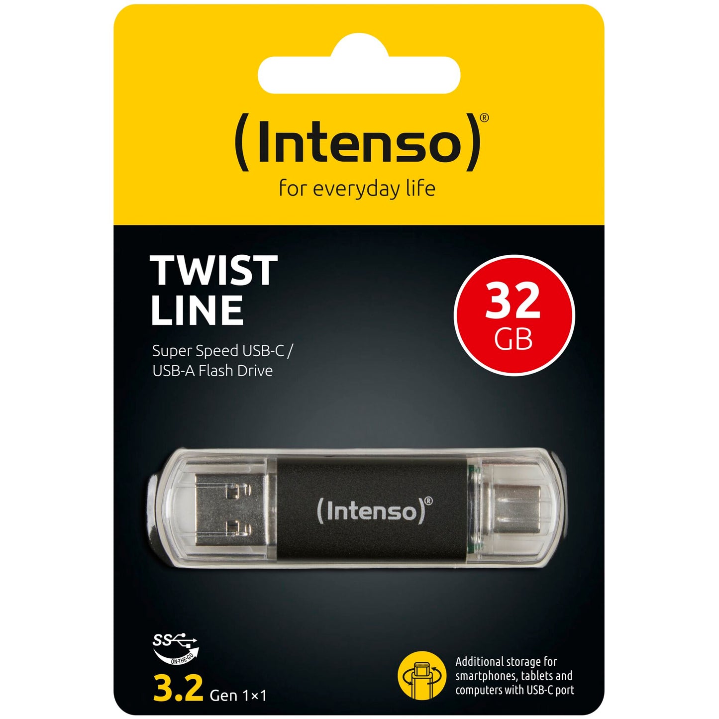 Intenso Twist Line          32GB USB Stick 3.2 USB-C & USB-A