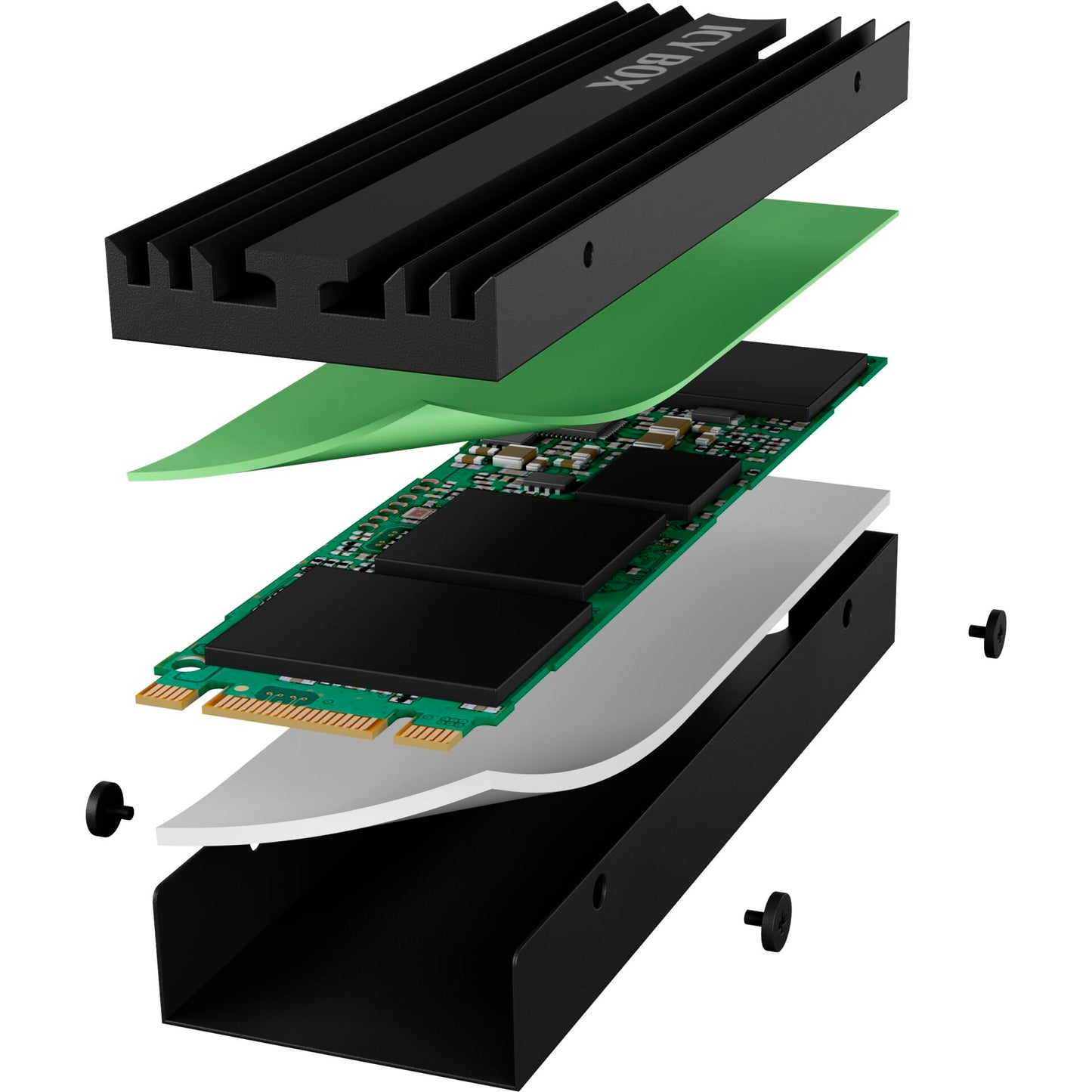 RaidSonic ICY BOX IB-M2HS-PS5 M.2 SSD Heat Sink