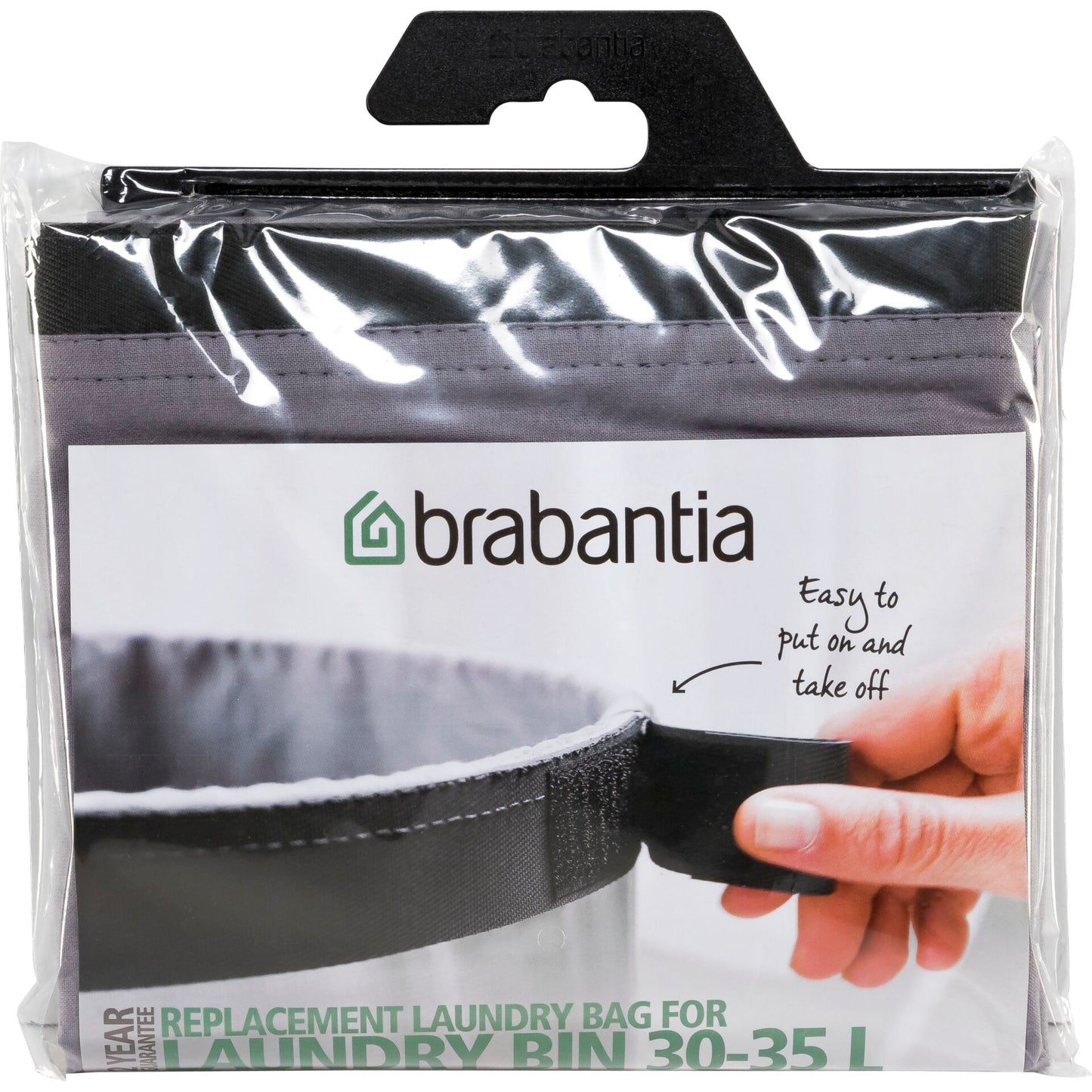 Brabantia Laundry Bag Replacem. for Laundry Box, 30-35 L Grey