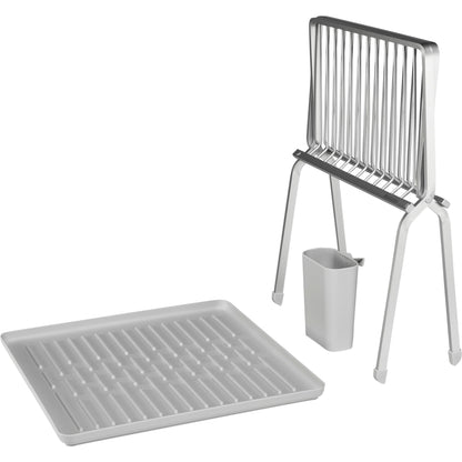 Brabantia Foldable Dish Drying Rack Small Light Grey