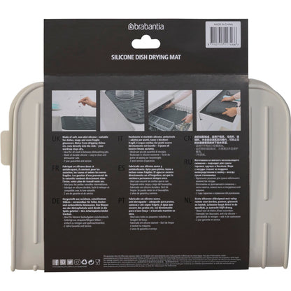 Brabantia Draining Mat Silicon Light Grey