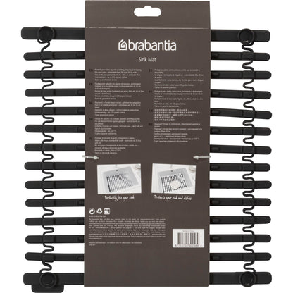 Brabantia Draining Mat Silicon Dark Grey