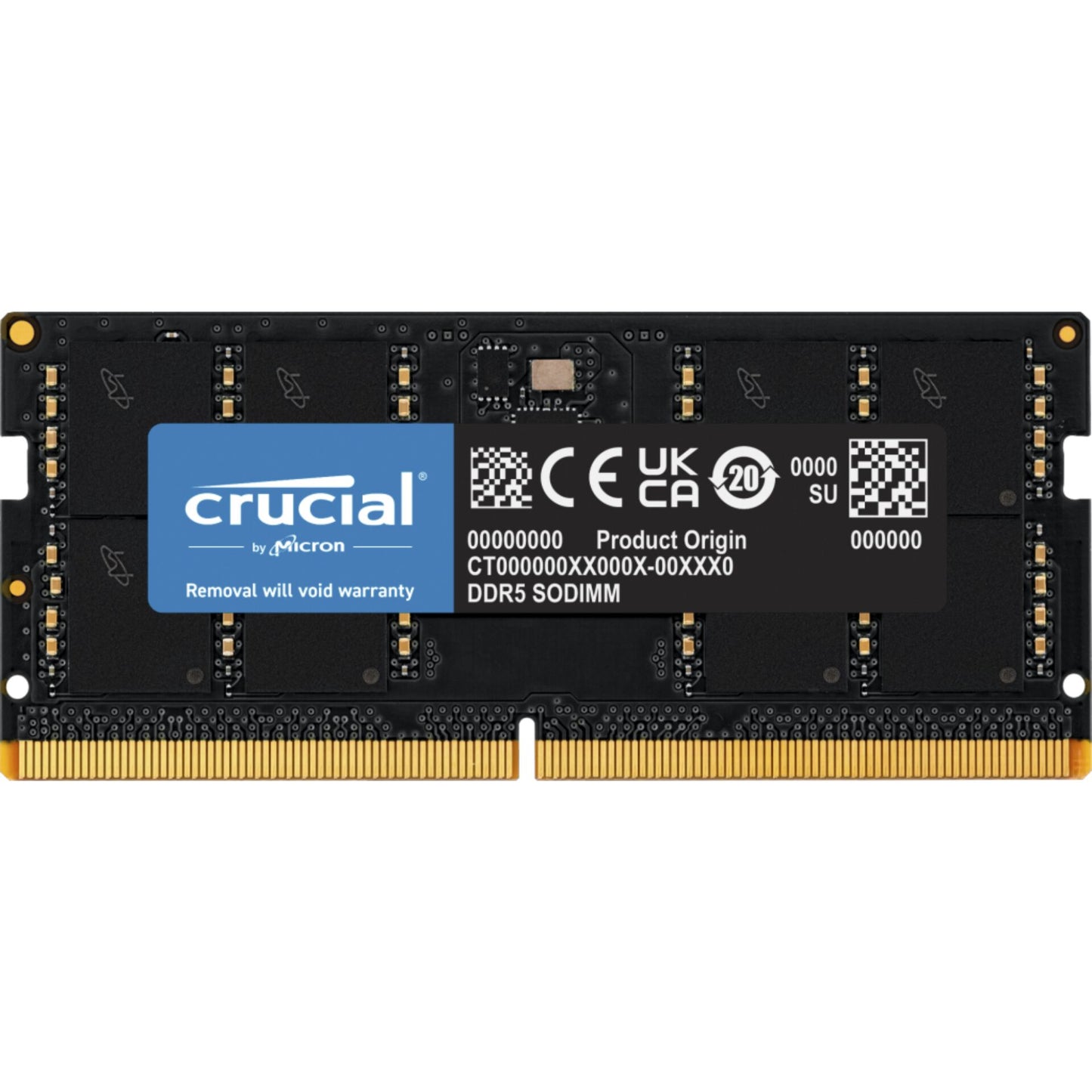 Crucial DDR5-4800           32GB SODIMM CL40 (16Gbit)