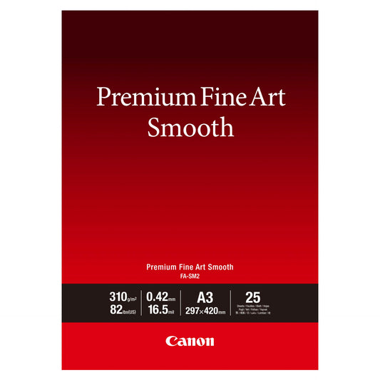 Canon FA-SM 2 Premium FineArt Smooth A 3, 25 Sheet, 310 g
