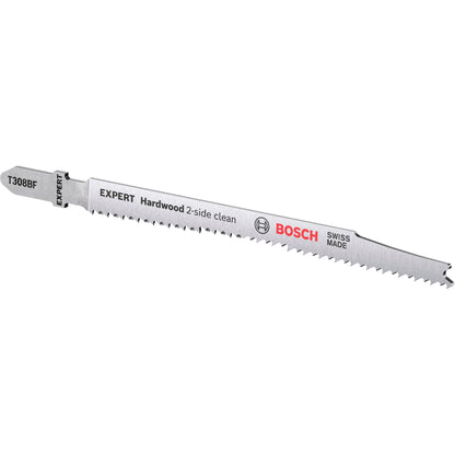 Bosch EXPERT jigsaw blades T308BF Hardwood 2-side clean 5pc