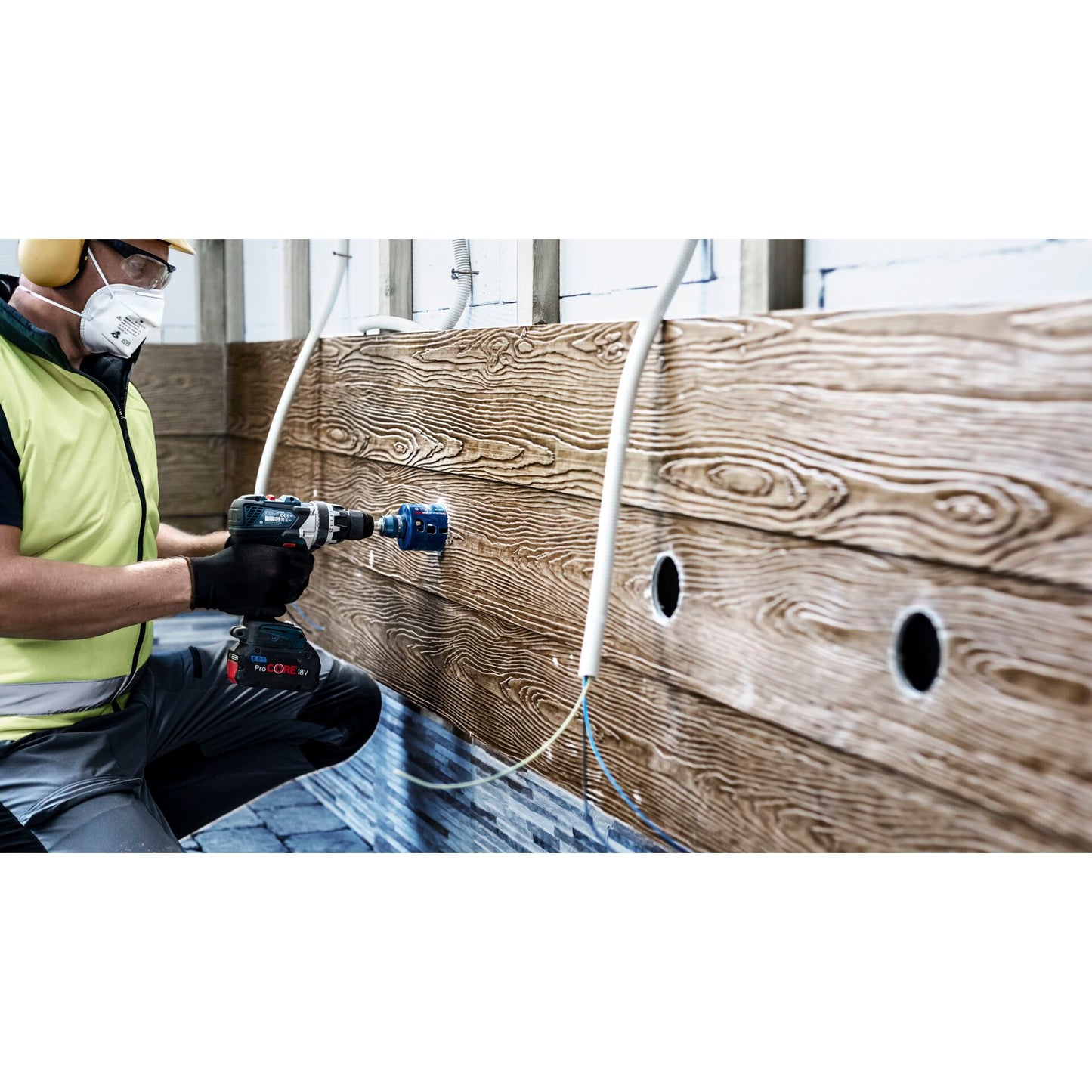 Bosch EXPERT ToughMaterial Hole Saw 68mm Starter Kit