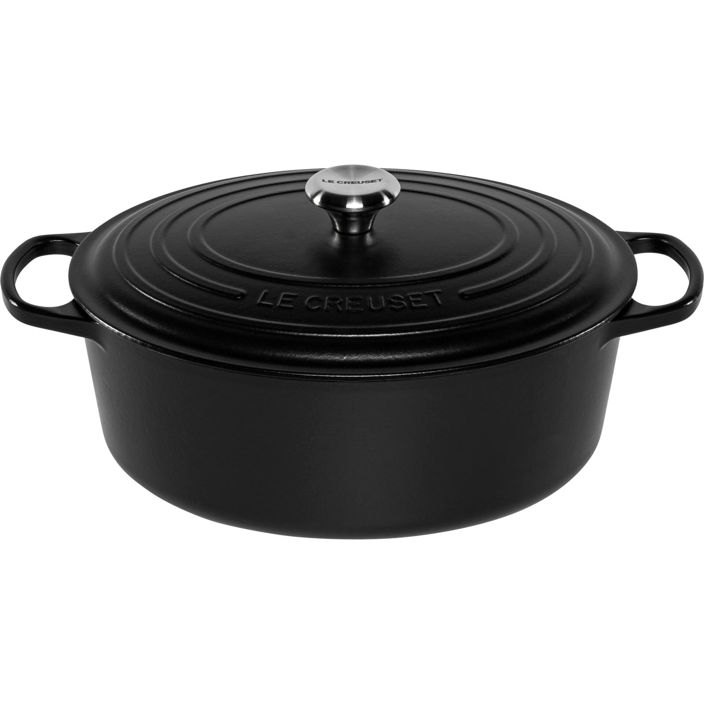 Le Creuset Signature Oval Roaster black 33 cm