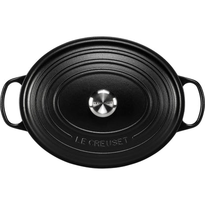 Le Creuset Signature Oval Roaster black 33 cm