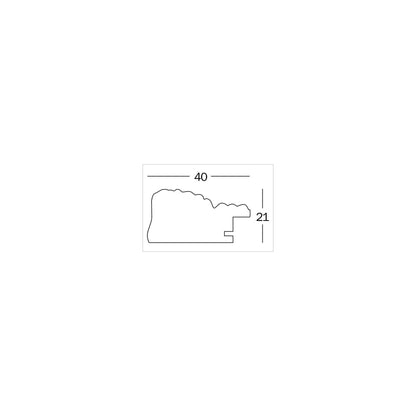 Walther Barock             20x30 Wood white CR030W