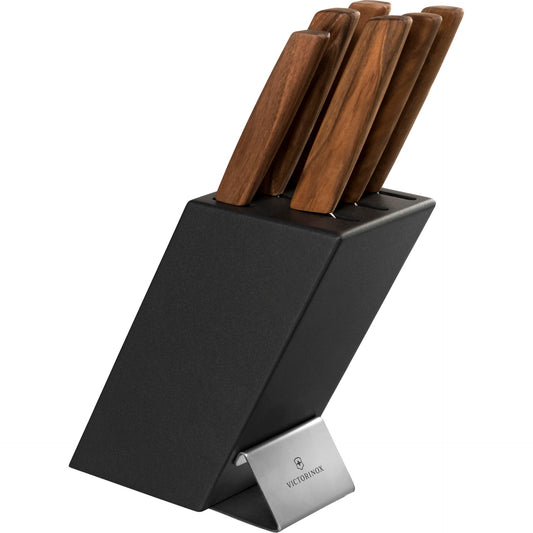 Victorinox Swiss Modern Knife Block beech wood 6 pcs