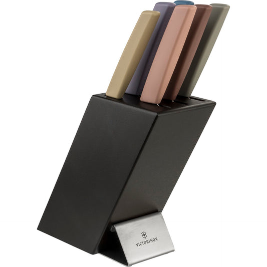 Victorinox Swiss Modern Knife Block Multicolor 6 pcs.