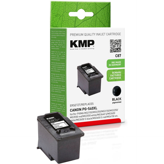 KMP C87 ink cartridge black compatible with Canon PG-540 XL