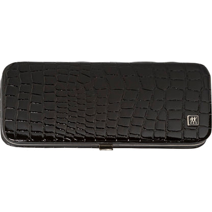 Zwilling CLASSIC leather frame case, black, 5 pcs.