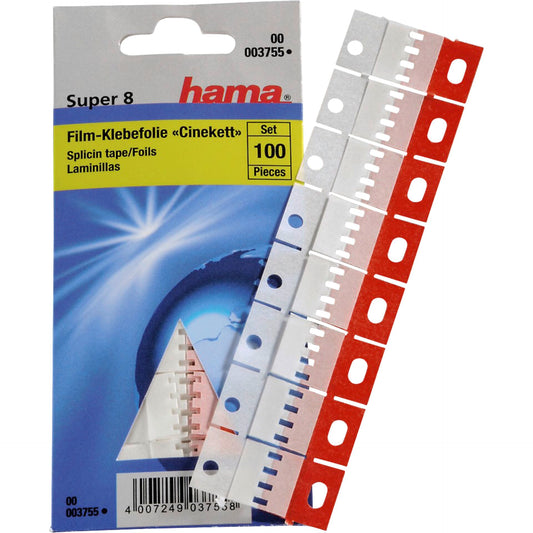Hama Film Splicing Tape Cinekett S 8   100pcs               3755
