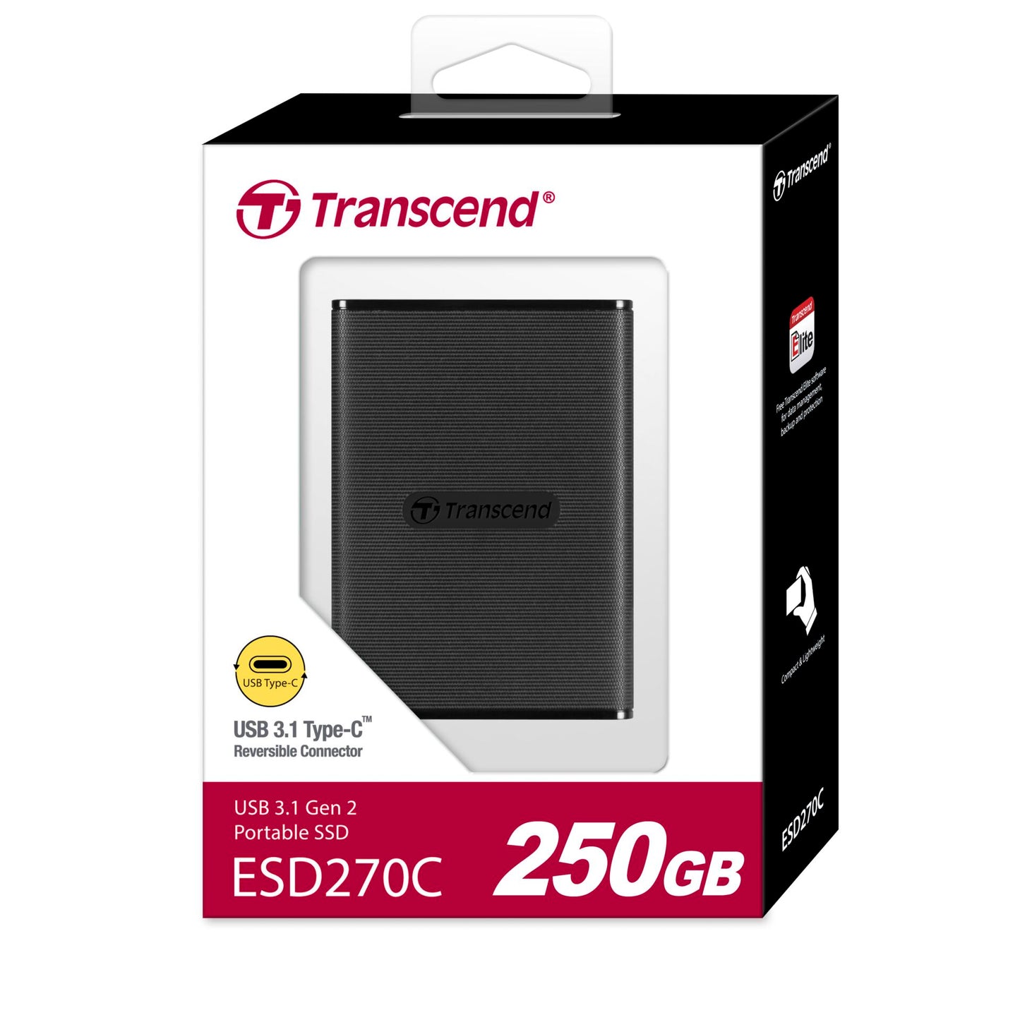 Transcend SSD ESD270C      250GB USB-C USB 3.1 Gen 2