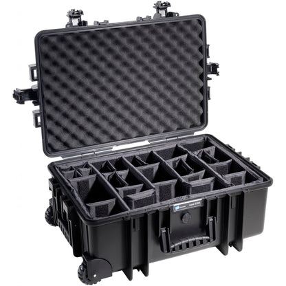 B&W Outdoor Case Type 6700 black incl. divider system