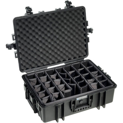 B&W Outdoor Case Type 650 black with divider system