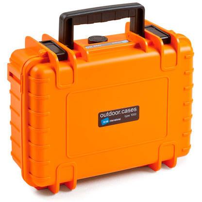 B&W Outdoor Case Type 1000 orange incl. divider system