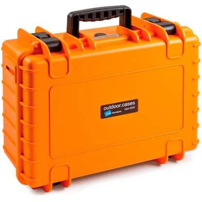 B&W Outdoor Case Type 5000 orange incl. divider system