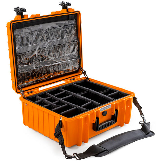 B&W med.case Type 6000 orange medical emergency kit