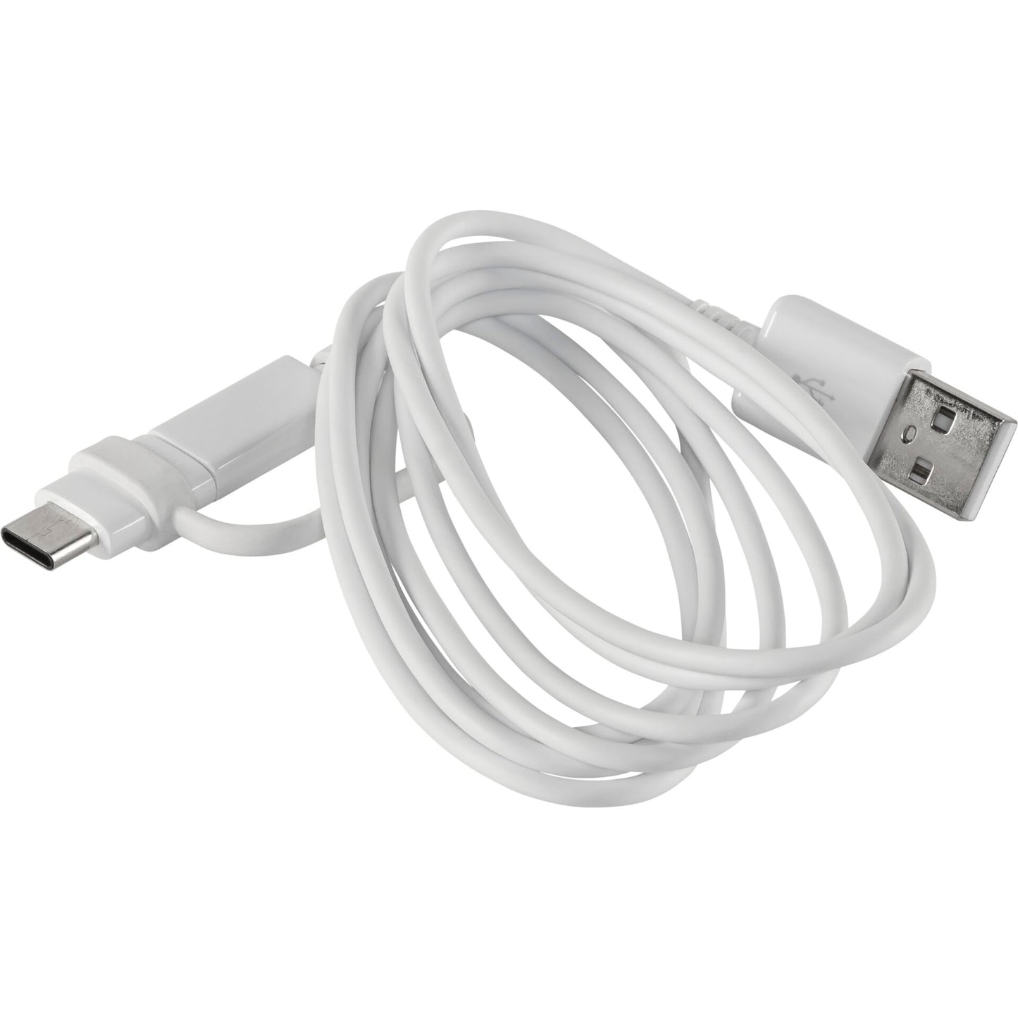Samsung Data Cable Micro-USB tu USB-A incl USB-C Adapter white