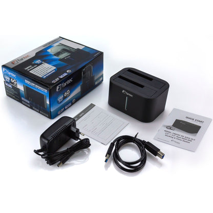 FANTEC DS-X2U3-Alu USB 3.0 Docking Station