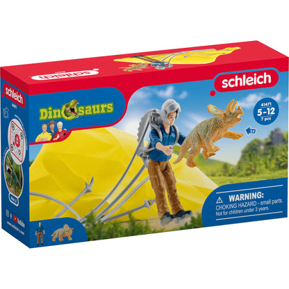 Schleich Dinosaurs      41471 Dinosaurs Parachute Rescue