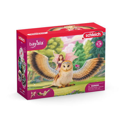 Schleich bayala            70789 Fairy in Flight on Glam-Owl