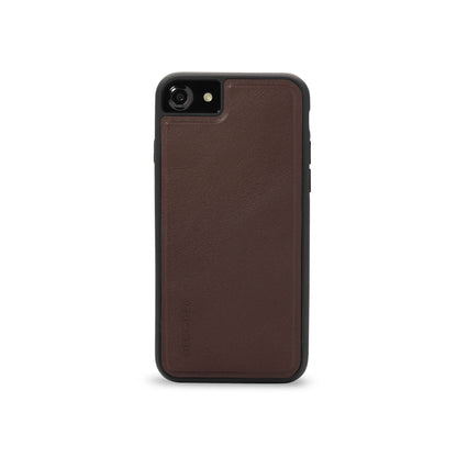Decoded Leather Detachable Wallet iPhone SE3/SE2/8/7 Brown