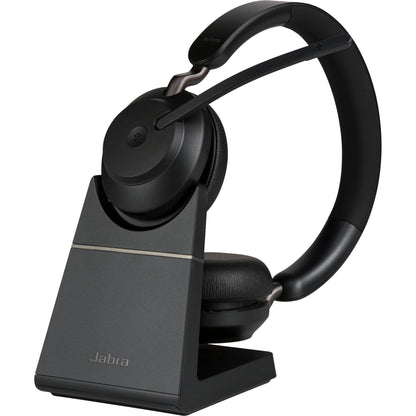 Jabra Evolve2 65 MS Stereo USB-A Headset black BT w.charging sta.