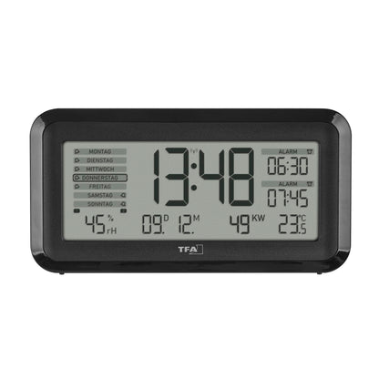 TFA 60.2562.01 Digital Radio Alarm Clock w. Room Clima  BOXX2