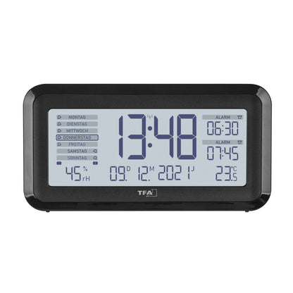 TFA 60.2562.01 Digital Radio Alarm Clock w. Room Clima  BOXX2