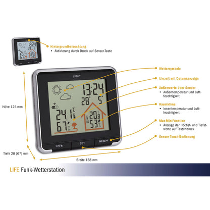 TFA 35.1153.01 LIFE Radio Weather Station
