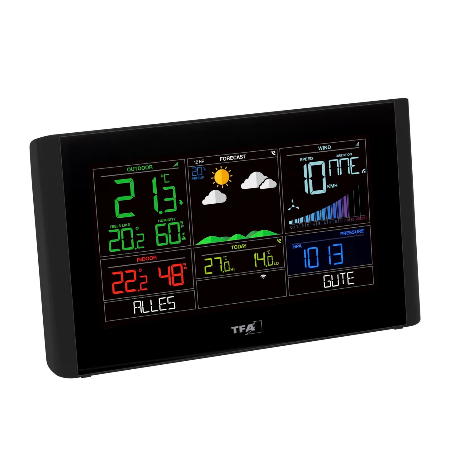 TFA 35.8001.01 VIEW BREEZE WLAN Radio Weather Station