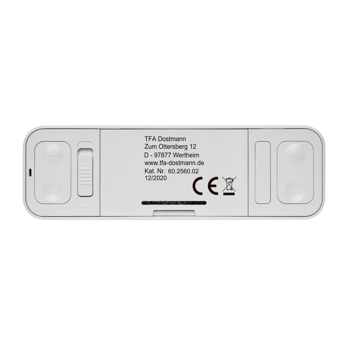TFA 60.2560.02 TWIST white Radio alarm clock