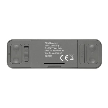 TFA 60.2560.15 TWIST grey Radio alarm clock