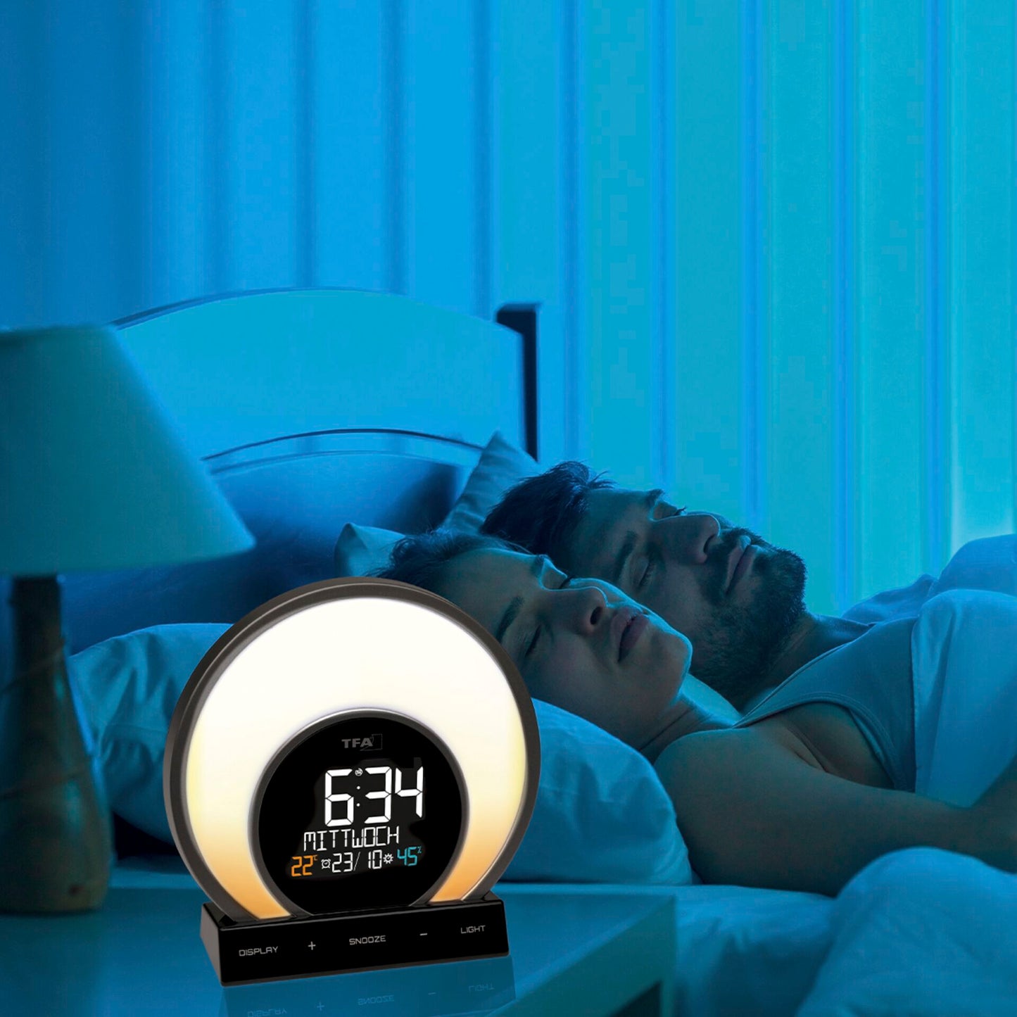 TFA 60.2026.01 SOLUNA Lichtwecker m.Farbwechsel