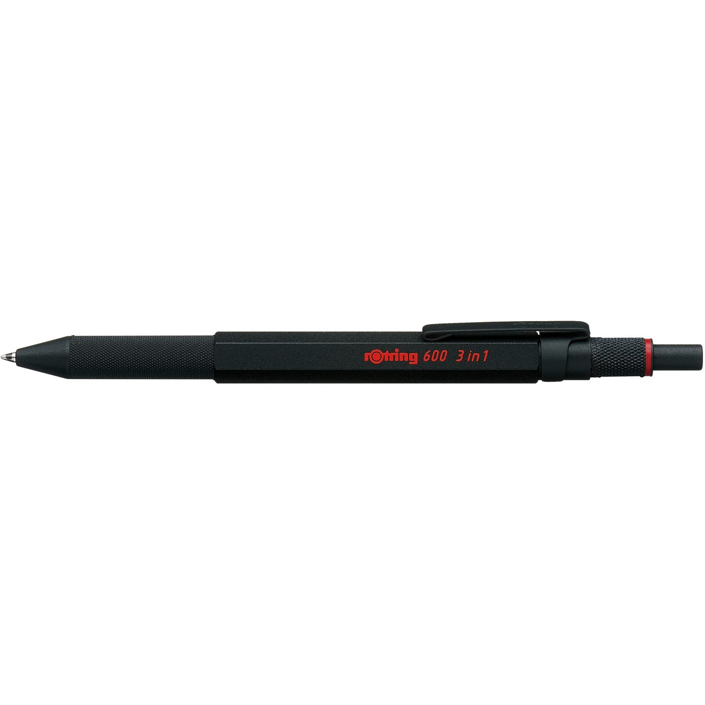 rotring 600 Multipen 3in1 black Fine-lead Pen, Ball Pen blue/red